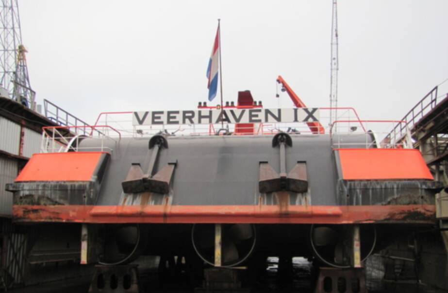 Overhaul Reintjes gearbox ThyssenKrupp Veerhaven IX